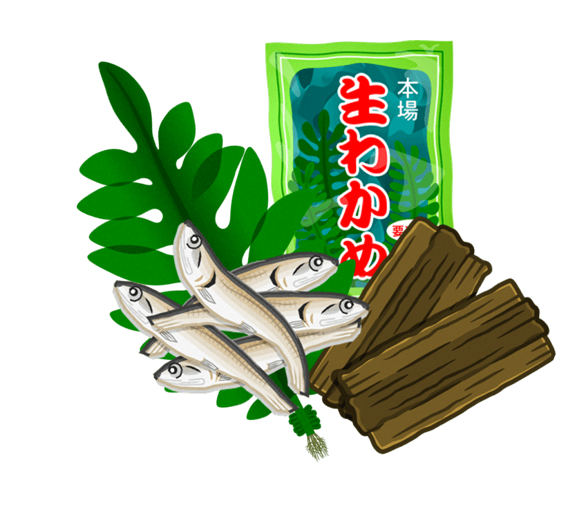 海藻・小魚のイメージ画像