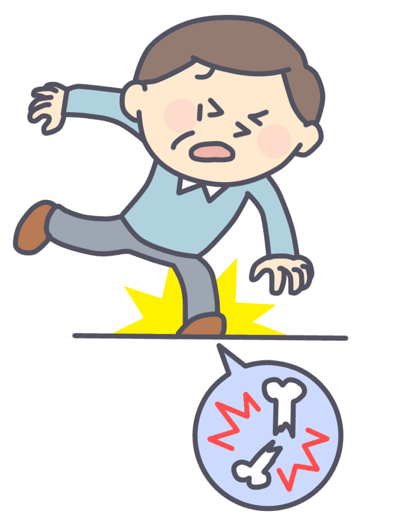 骨粗しょう症の人のイメージ画像