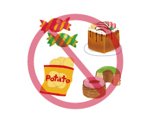 間食をしないイメージ