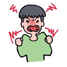 怒りっぽくなるイメージ画像