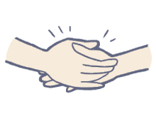 接触感染のイメージ画像