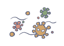 空気感染のイメージ画像